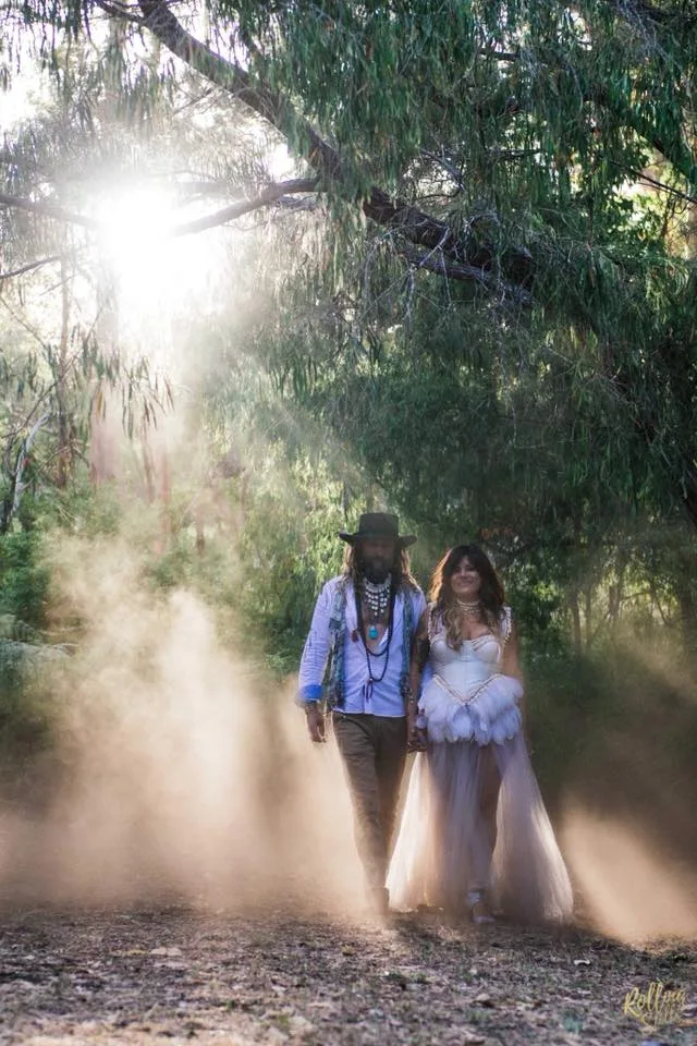 Constance Hall's new husband Denim Cooke shares details of their big day