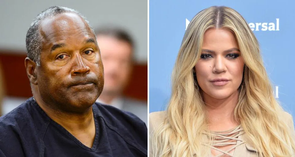 OJ Simpson (l) Khloe Kardashian