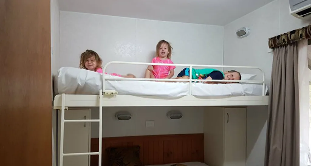 Skylar and her siblings before we left our holiday spot