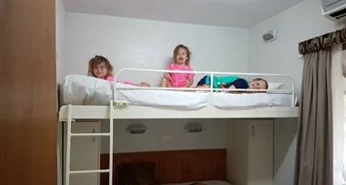 Skylar and her siblings before we left our holiday spot