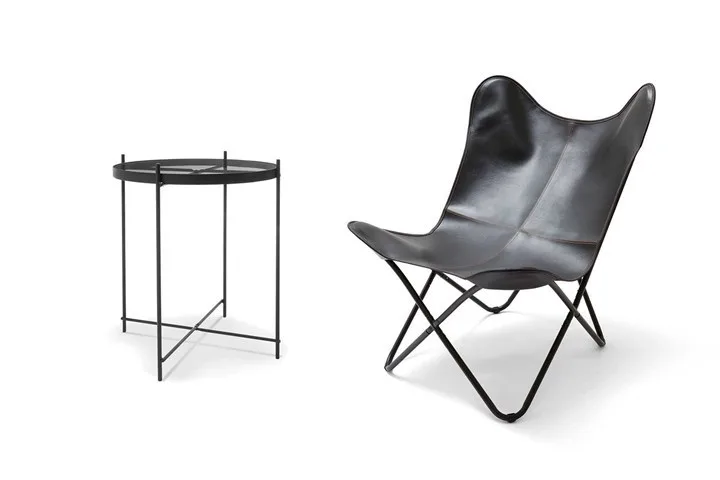 chair and table