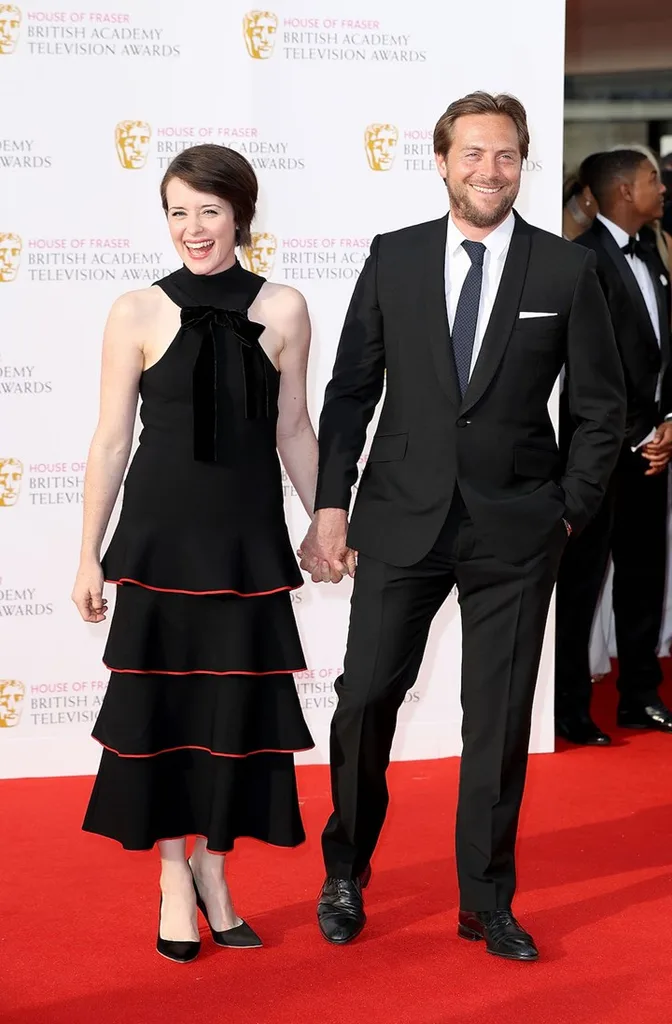 Claire Foy and Stephen Campbell Moore in 2016.