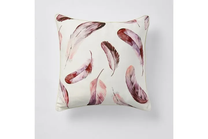 3. Feather printed cushion, $15