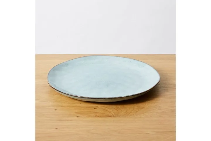 7. Reactive glaze dinner plate, $4