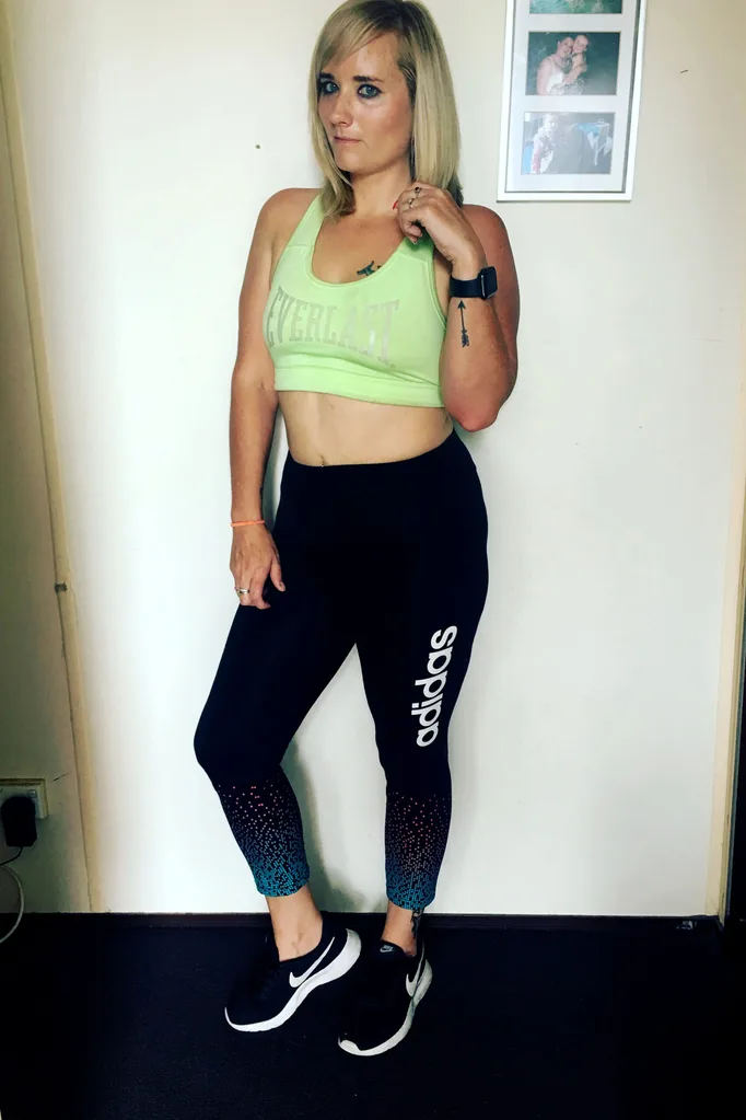 Mum loses half her bodyweight WITHOUT working out