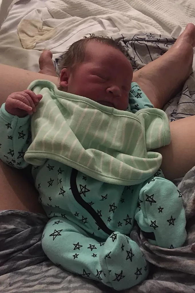 Shocked mum gives birth 15 MINUTES after discovering she was pregnant