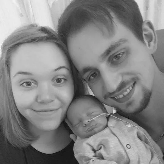 Pictured: Heartbreaking moment parents wed at their dying baby’s bedside