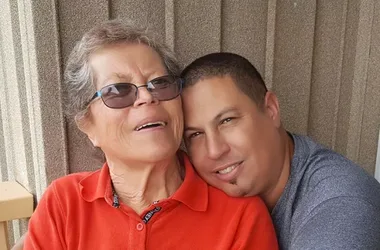 My precious mum and me