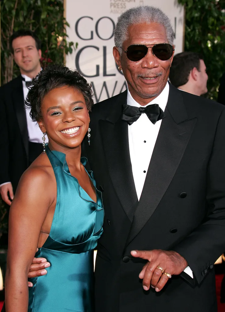 Morgan Freeman and granddaughter E'Dena Hines