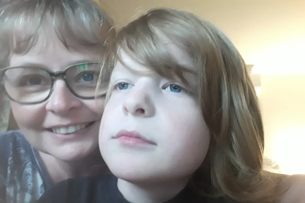 mum and son