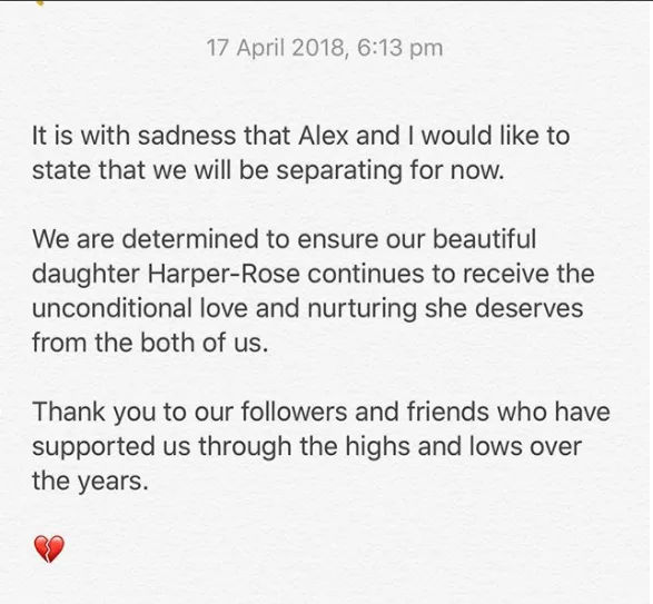 MAFS split: Alex Garner breaks his silence over break-up from Zoe