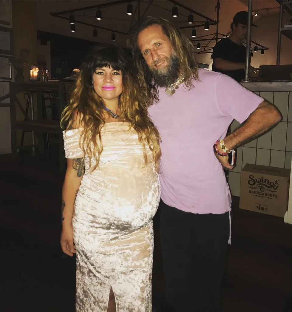 Constance Hall is about to give birth