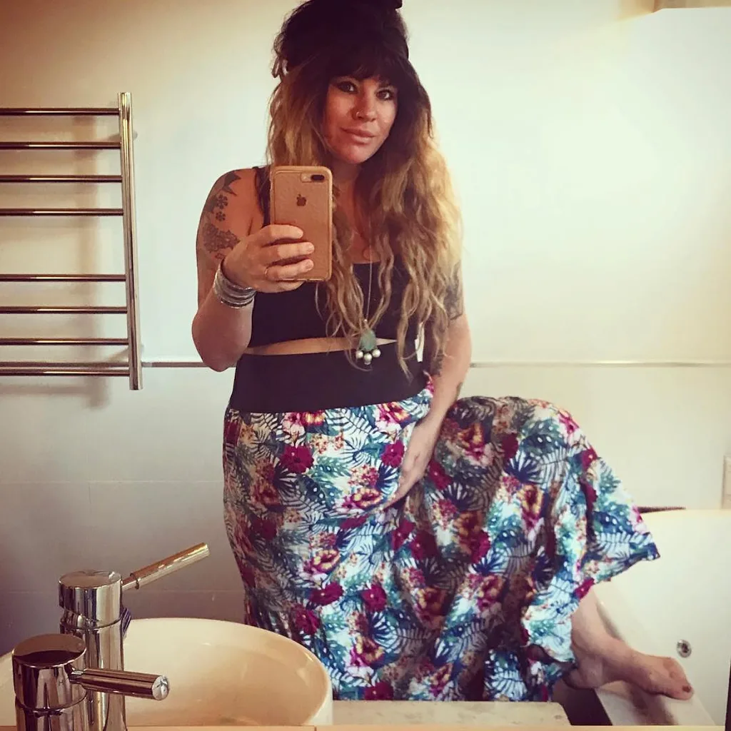 Constance Hall is about to give birth