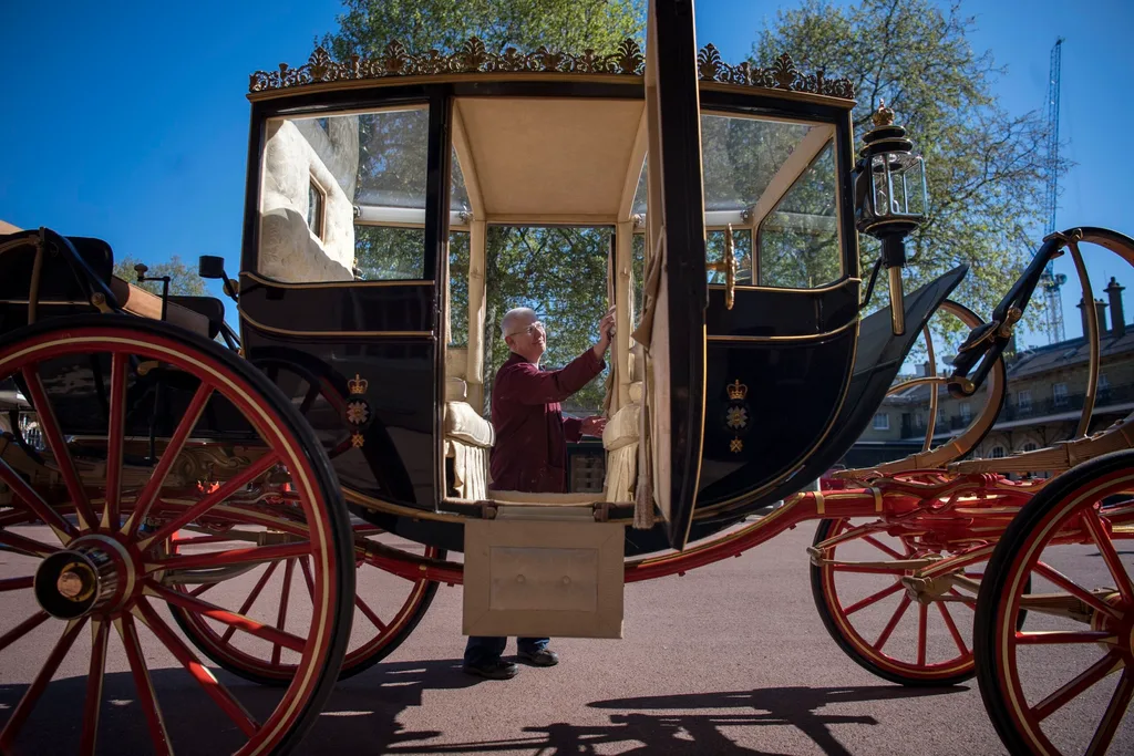 The Scottish state coach will be used in the event of wet weather