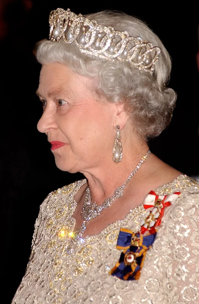 The Queen wearing Grand Duchess Vladimir’s Tiara