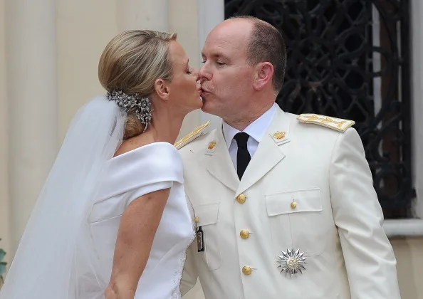 No list of memorable royal kisses would be complete without a mention of the awkward encounter between Princess Charlene of Monaco and Prince Albert
