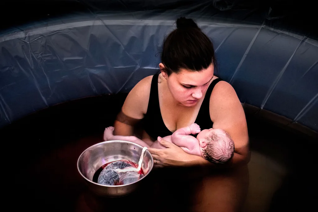 The birth pictures BANNED for being ‘pornographic’