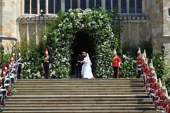 What Meghan said to Harry on the chapel steps