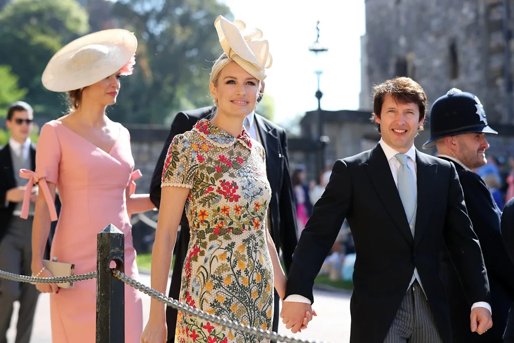 James Blunt's wife wore Valentino