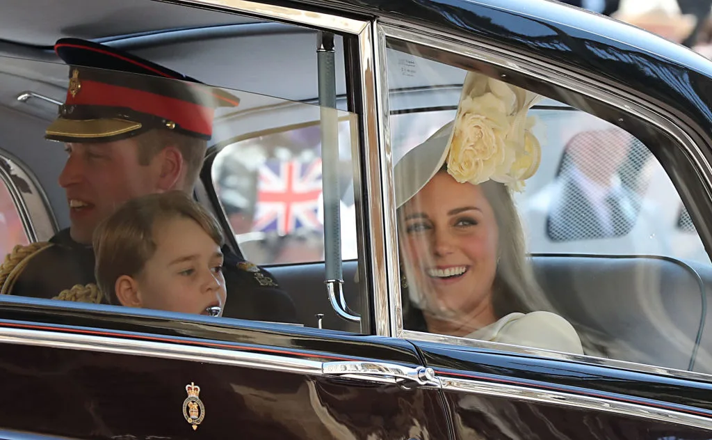 William and Kate pictured on the wedding day