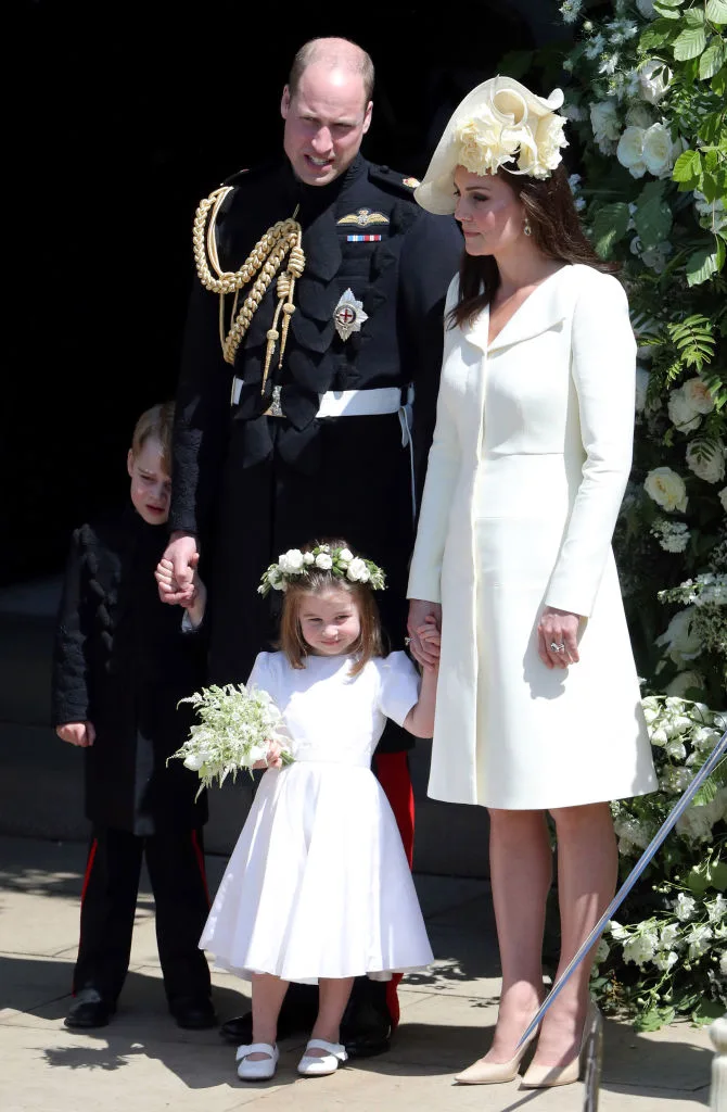 The family looked picture-perfect on the big day