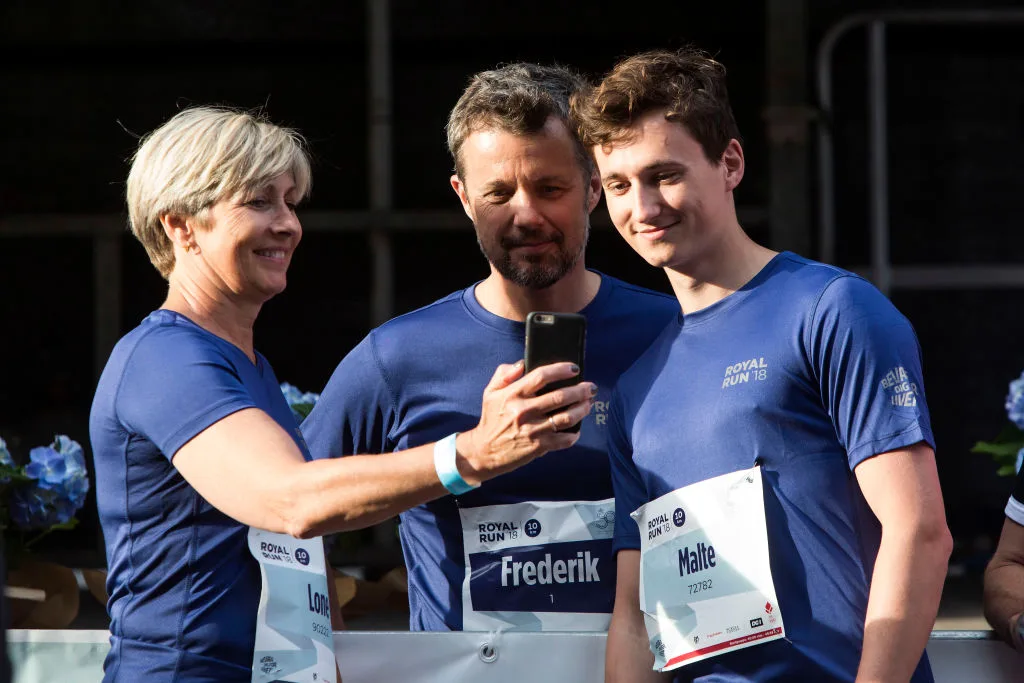 Princess Mary takes part in fun run for her husband's 50th