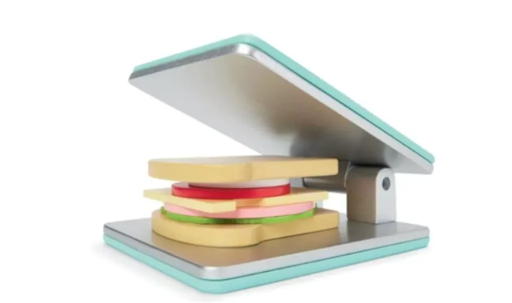Wooden Sandwich Press Set, $8