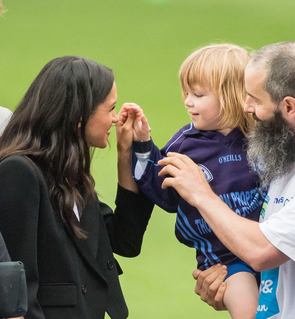 Irish toddler couldn't stop touching Meghan Markle's hair, and Prince
