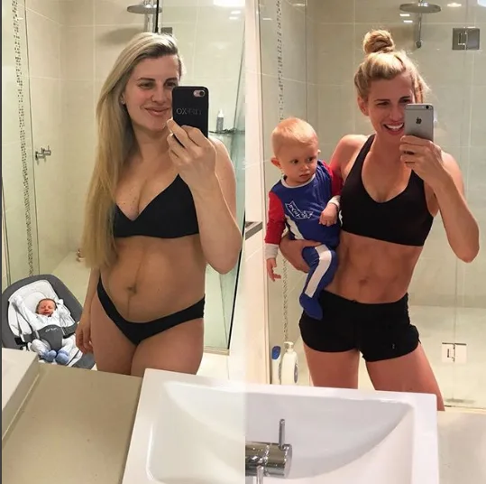 Tiffiny Hall on how to lose weight after giving birth