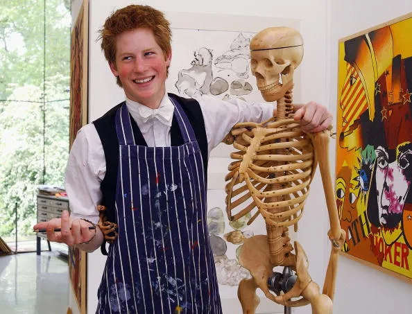 Photos of Prince Harry at Eton school surface