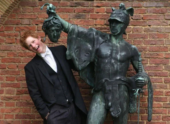 Photos of Prince Harry at Eton school surface