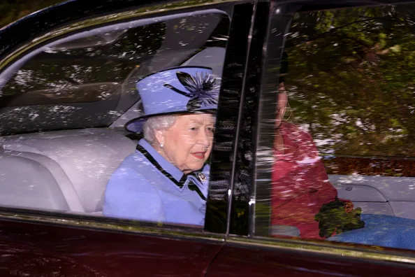 Queen coat mauve or blue