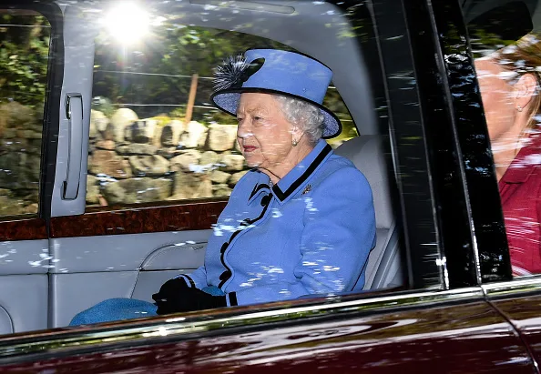 Queen coat mauve or blue