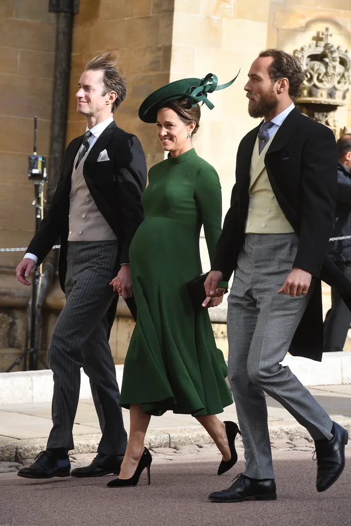 Pippa Middleton arrives at Princess Eugenie wedding