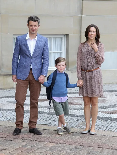 Prince Christian's first day of school in 2011