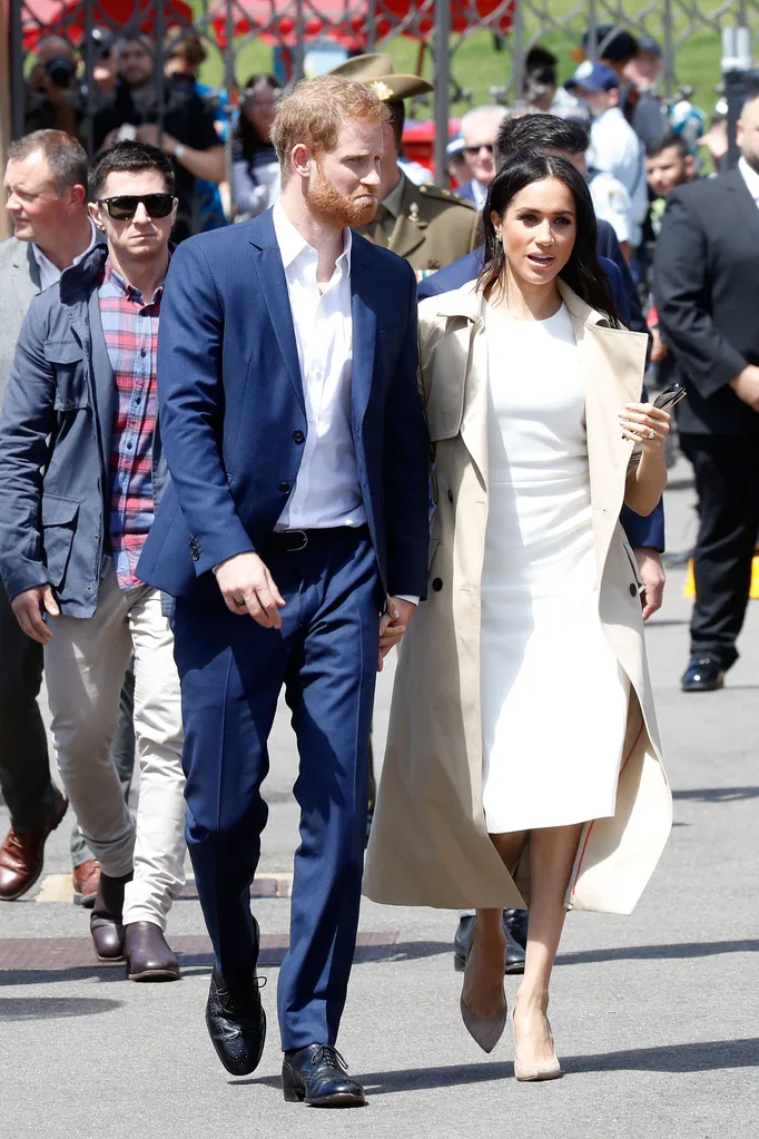 Prince Harry and Meghan Markle attended a meet and greet at the Sydney Opera House today