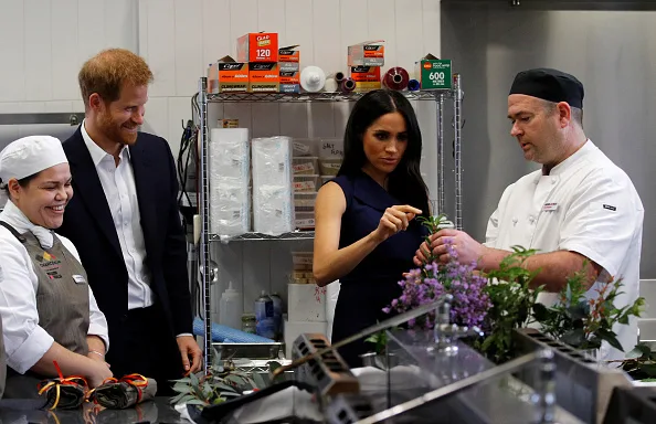 Prince Harry Meghan Markle kangaroo lunch Melbourne