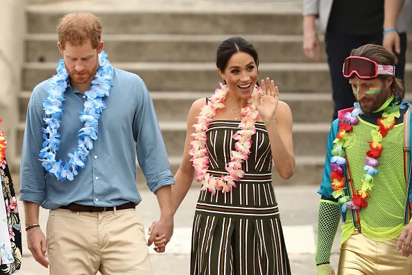 Prince harry anxious in Bondi with Meghan markle says body language expert