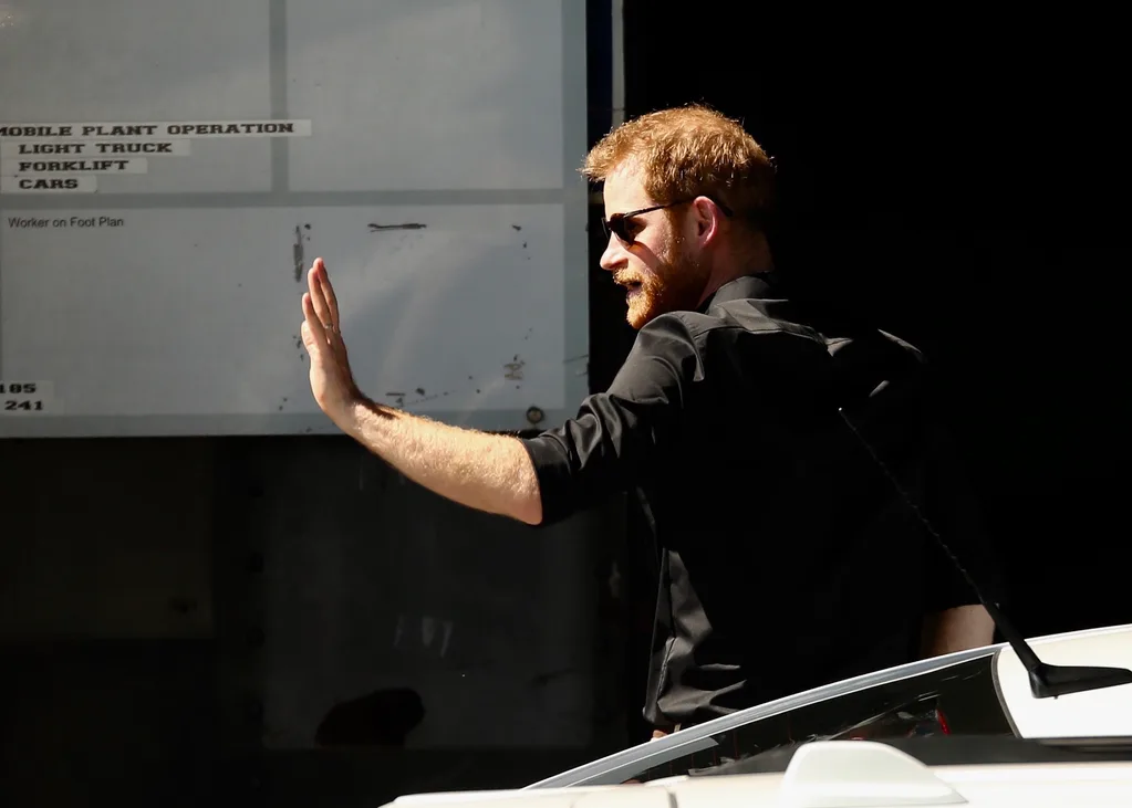 Prince Harry prepares to climb the Sydney Harbour Bridge