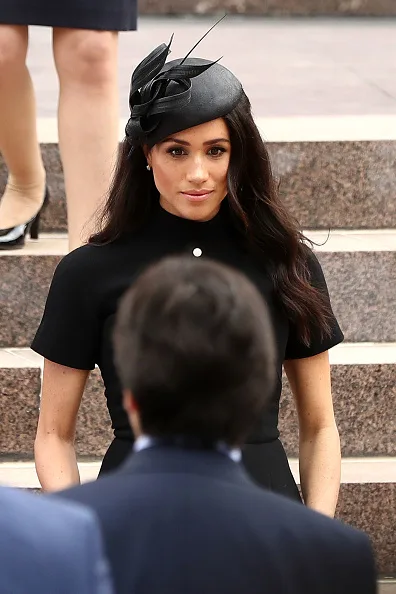 meghan markle fashion wears emilia wickstead dress in Sydney