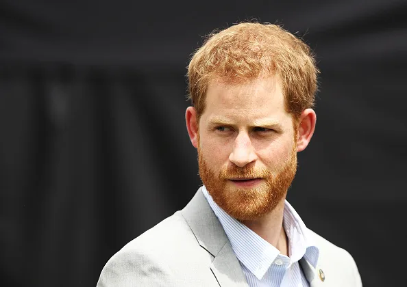 Prince harry looking concerned