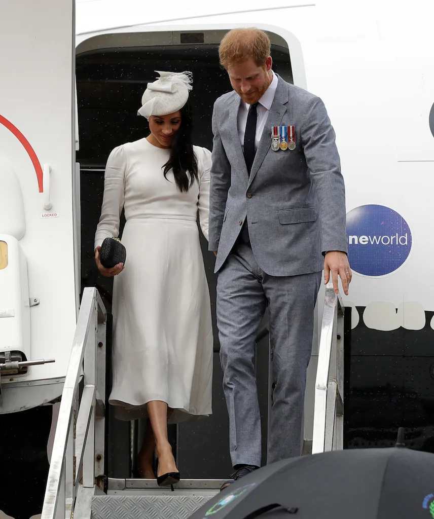 harry and meghan arrive