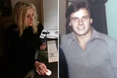 Penny (left) and Chris (right).