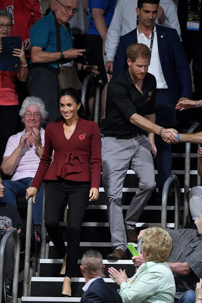 prince harry meghan markle attend wheelchair basketball final