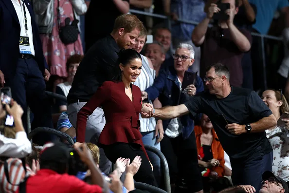 prince harry meghan markle attend wheelchair basketball final