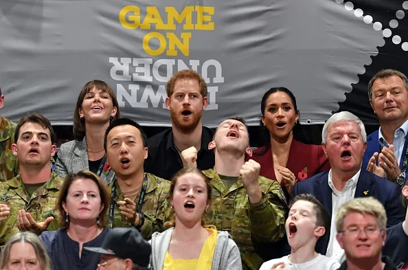 prince harry meghan markle attend wheelchair basketball final