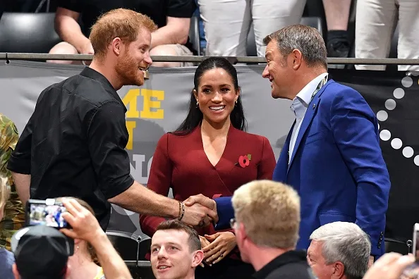 prince harry meghan markle attend wheelchair basketball final