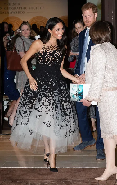 meghan markle kate middleton wear princess gowns