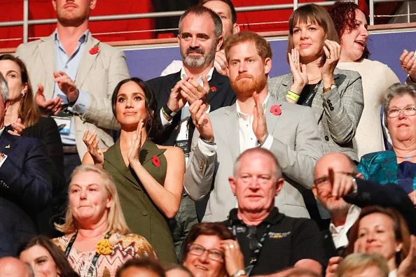 prince harry meghan markle arrive Invictus Games closing ceremony