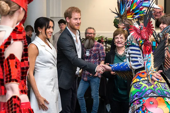 meghan markle wears short white dress to halloween event